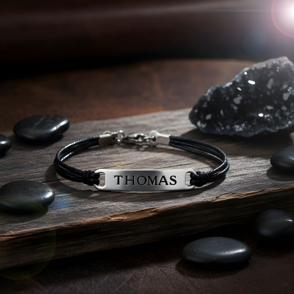 Personalised Name Bracelet For Men