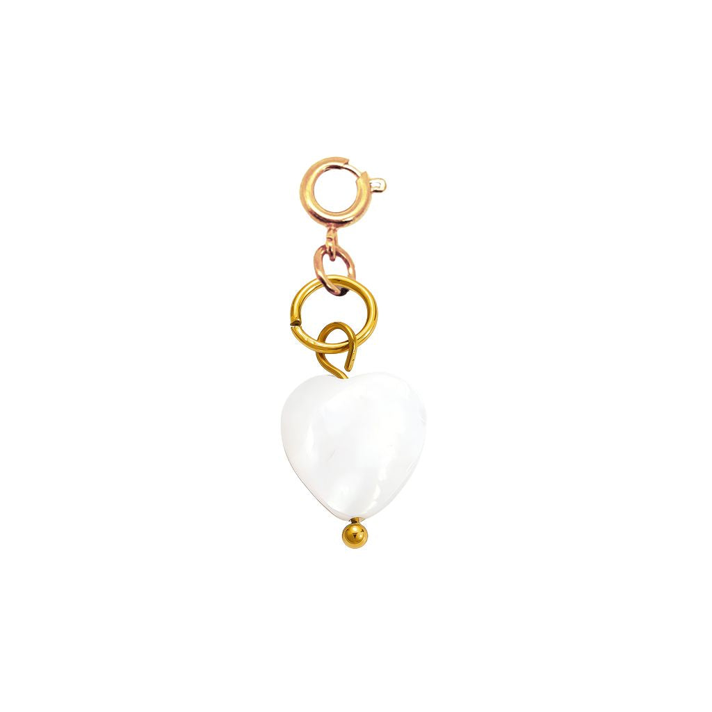 Heart Pearl Charm