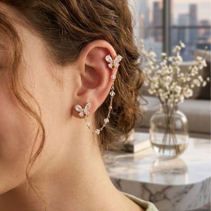 Butterfly Dream Chain Earrings