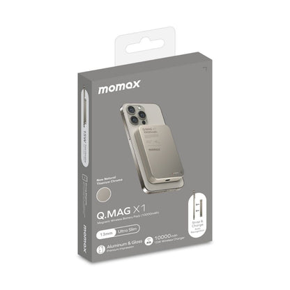 Momax Q.Mag X1 10000 mAh Gen2 15W Magsafe Wireless Power Bank