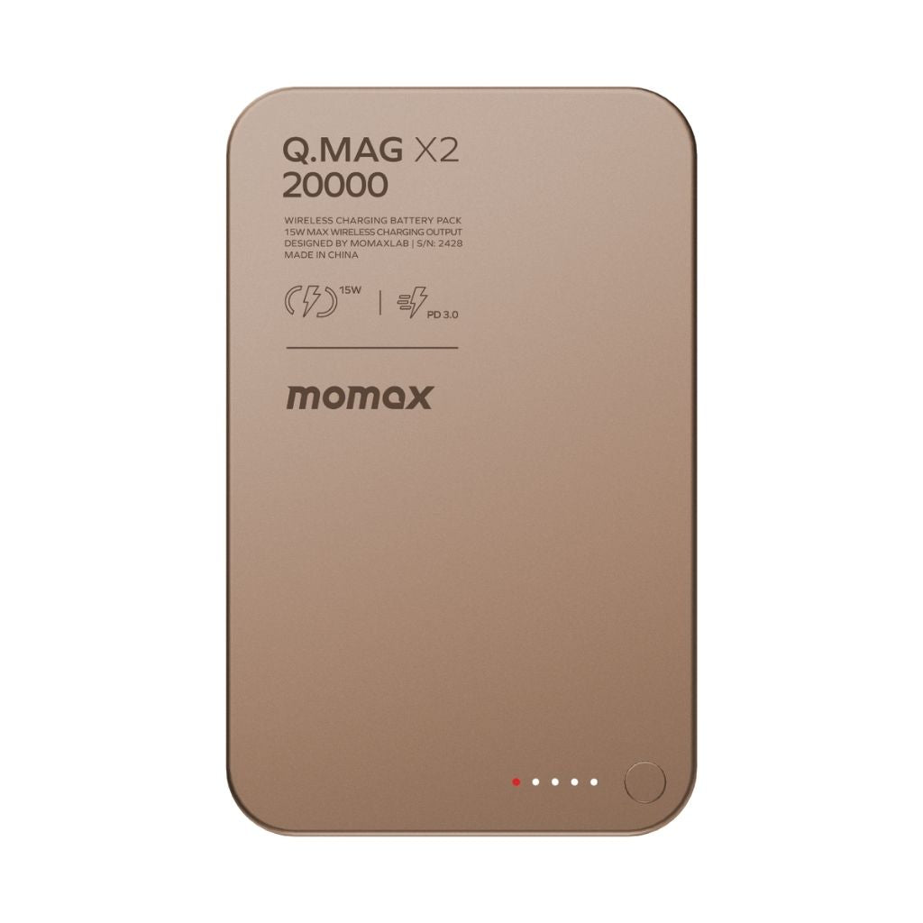 Momax Q.Mag X2 20000 mAh Gen2 Magsafe Wireless Power Bank