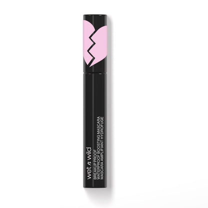 Wet n Wild mascara with black and pink design on a white background