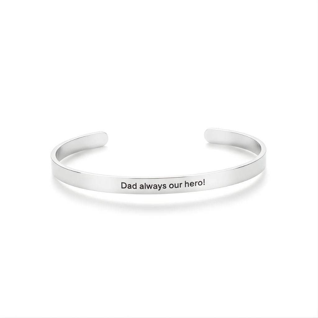 Engraved Name Men's Bangle