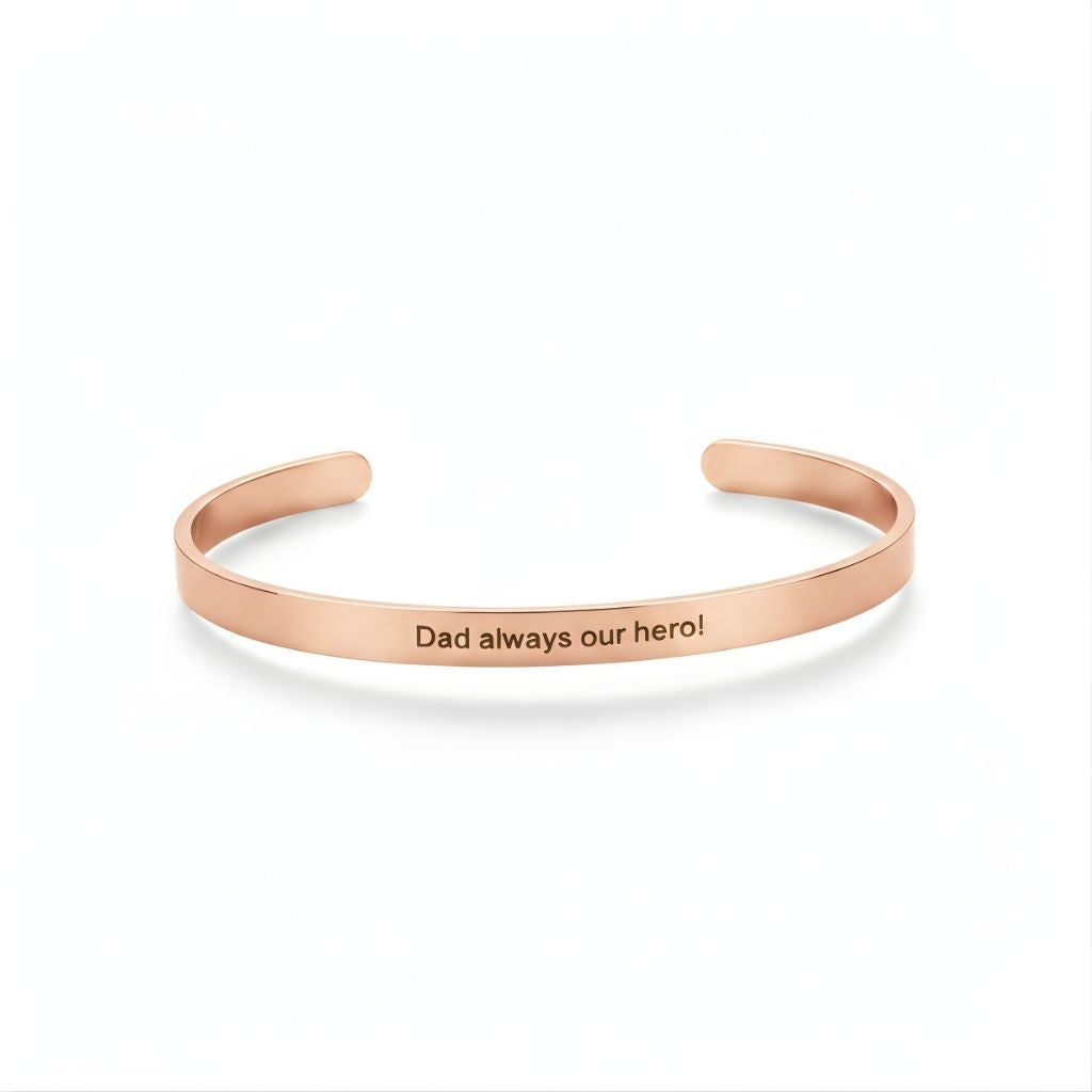 Engraved Name Men's Bangle