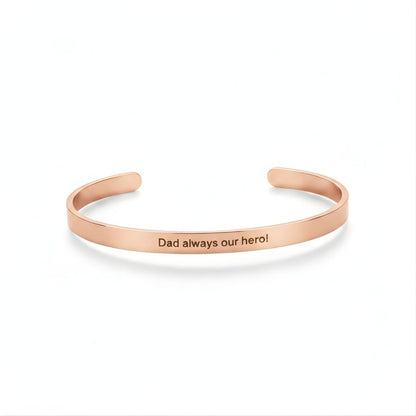 Engraved Name Men's Bangle