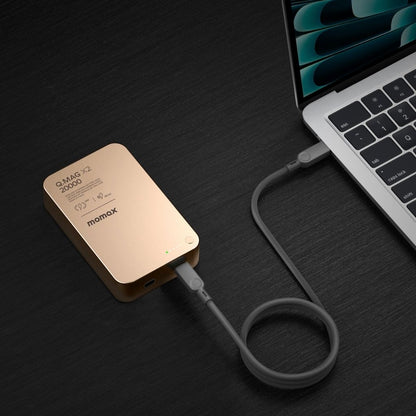 Momax Q.Mag X2 20000 mAh Gen2 Magsafe Wireless Power Bank