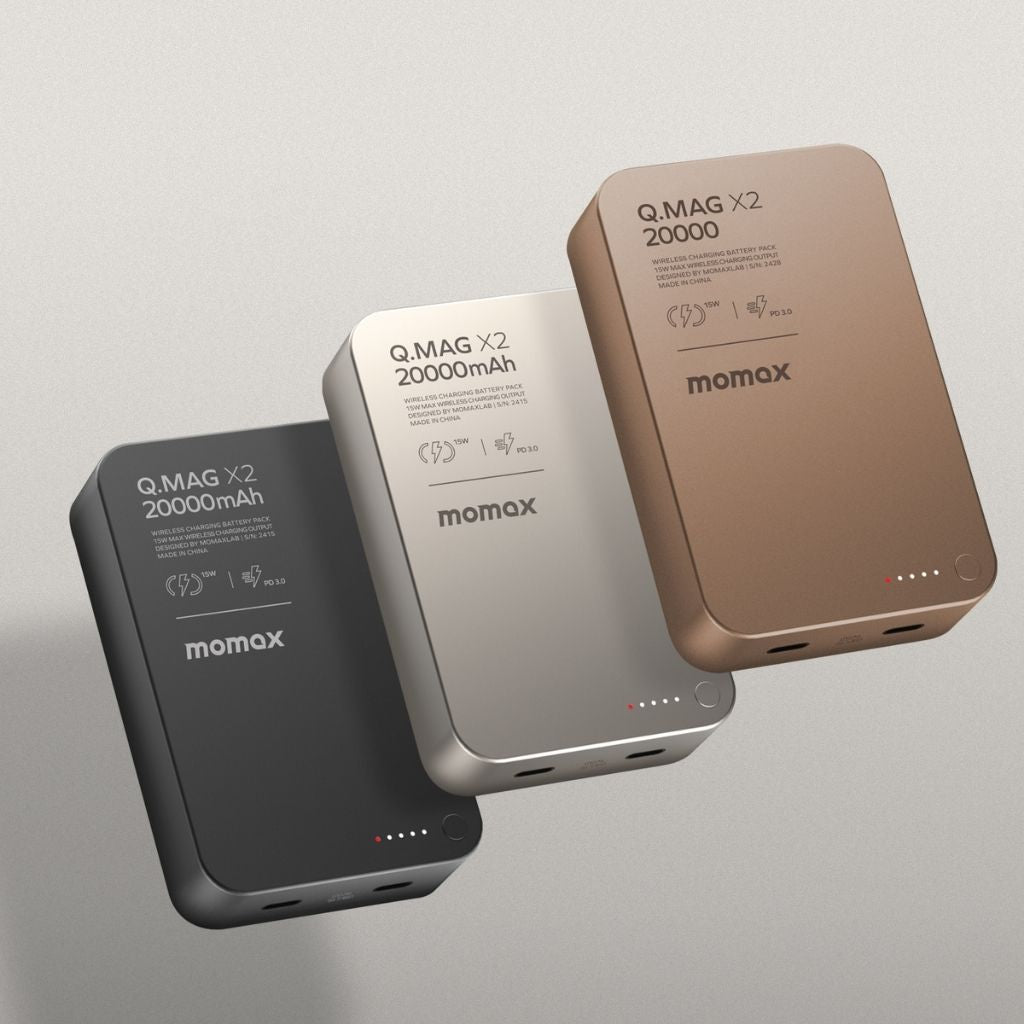 Momax Q.Mag X2 20000 mAh Gen2 Magsafe Wireless Power Bank