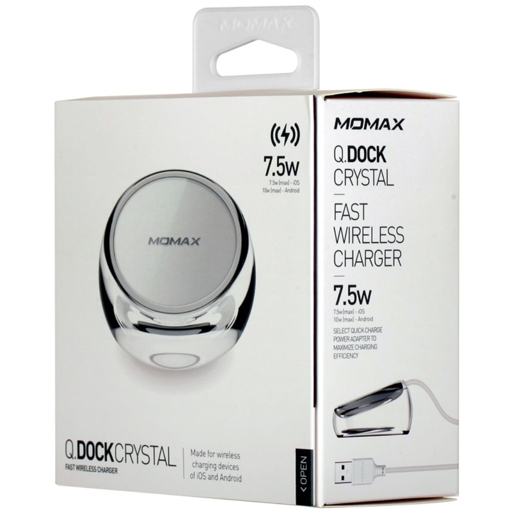 Momax Q.Dock Crystal Fast Wireless Charger