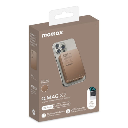 Momax Q.Mag X2 20000 mAh Gen2 Magsafe Wireless Power Bank