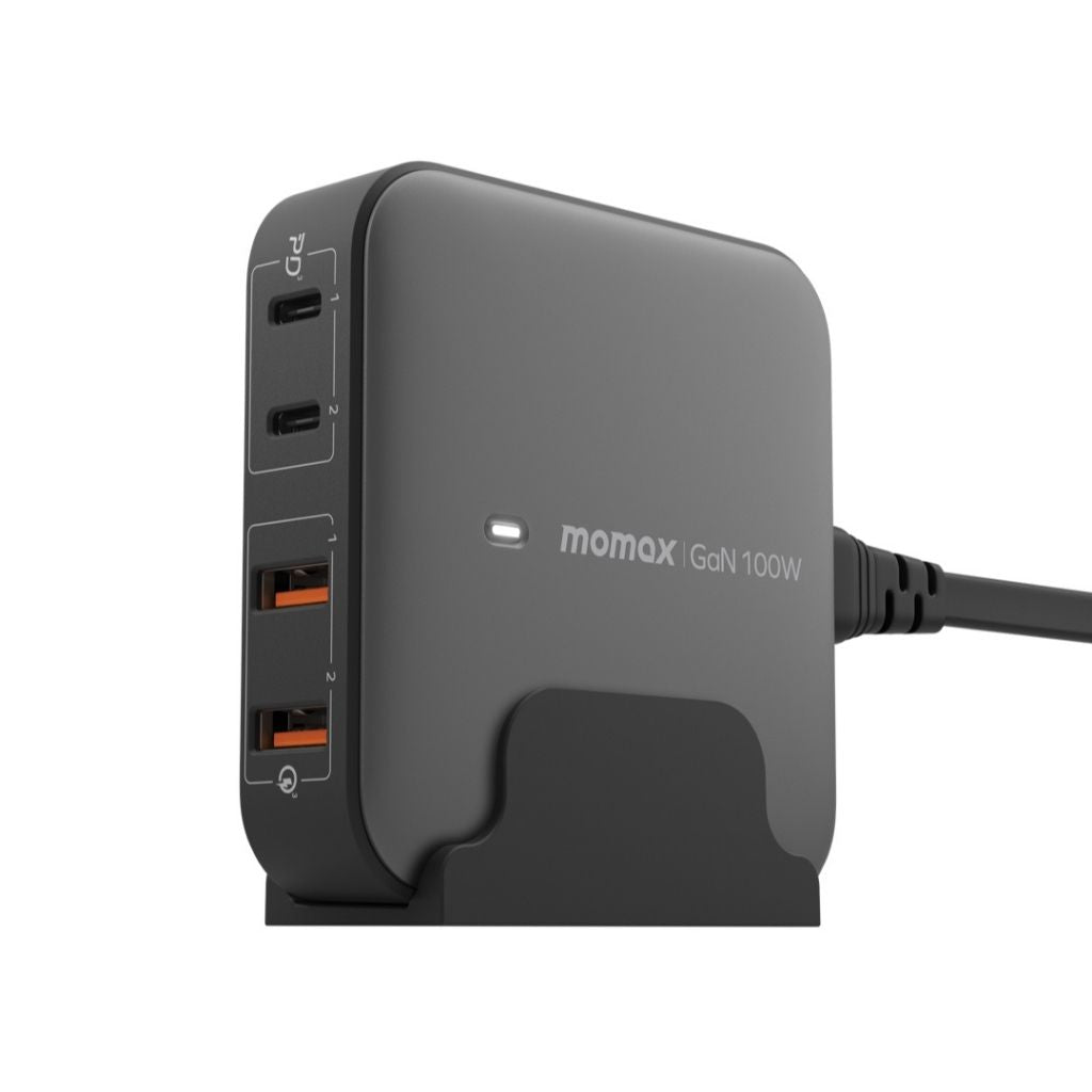 Momax Oneplug 100W 4 Port GaN Desktop Charger