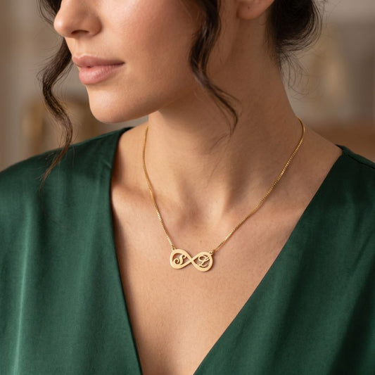 Infinity Initials Forever Necklace