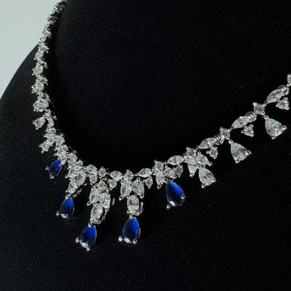 Midnight Royalty Necklace And Earrings Set