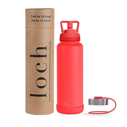 Monochrome Bottle - Fire Red 1,200ml (40 Oz)