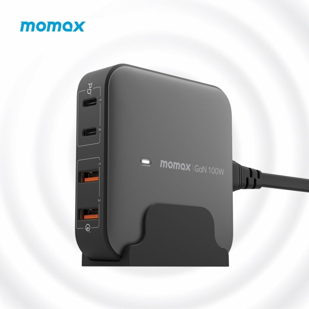 Momax Oneplug 100W 4 Port GaN Desktop Charger