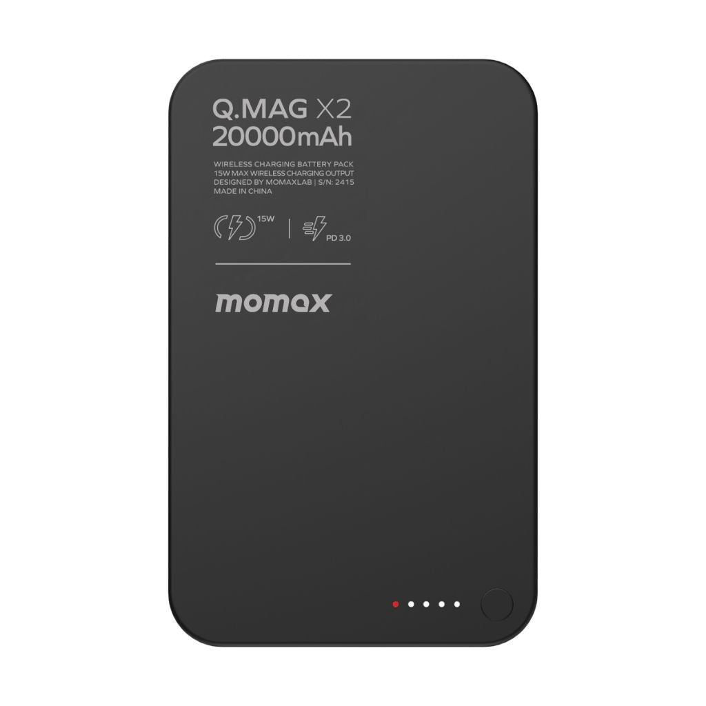 Momax Q.Mag X2 20000 mAh Gen2 Magsafe Wireless Power Bank