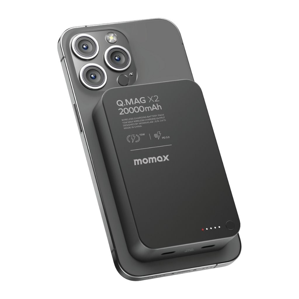 Momax Q.Mag X2 20000 mAh Gen2 Magsafe Wireless Power Bank