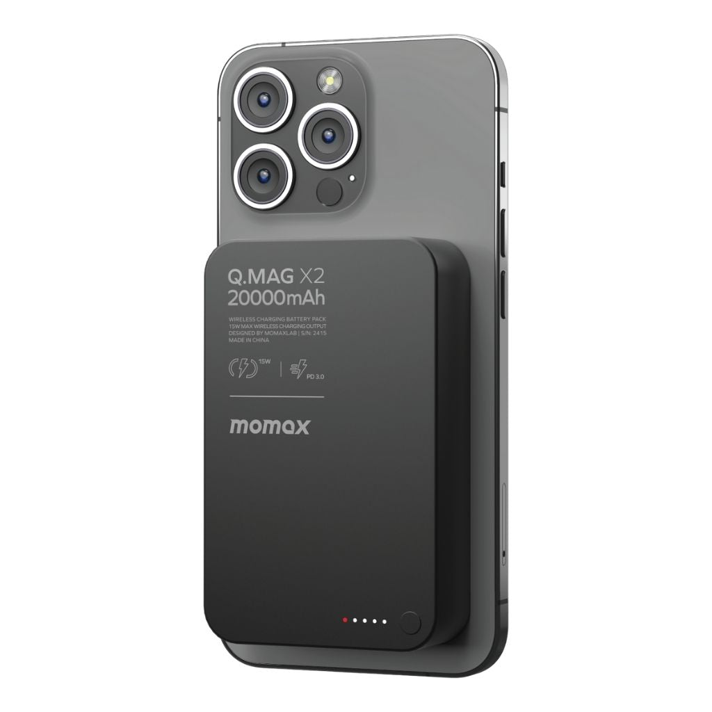 Momax Q.Mag X2 20000 mAh Gen2 Magsafe Wireless Power Bank