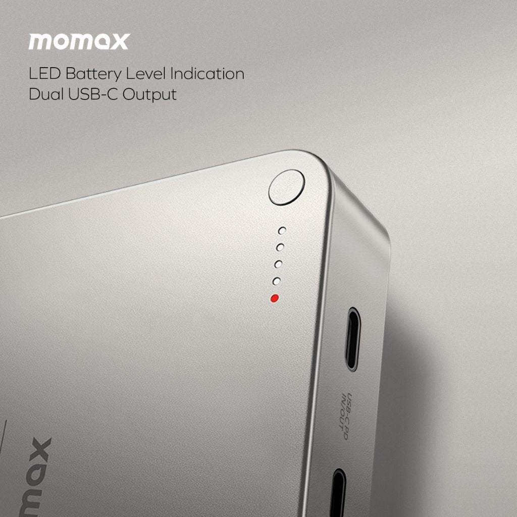 Momax Q.Mag X2 20000 mAh Gen2 Magsafe Wireless Power Bank