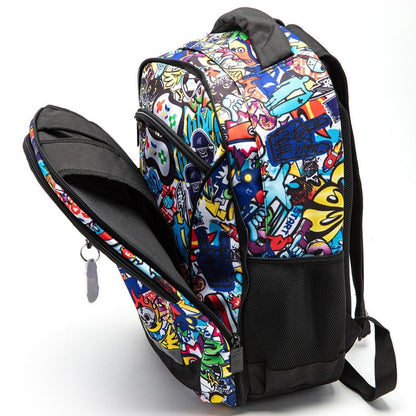 Yolo School Backpack 2 in 1 Graffiti