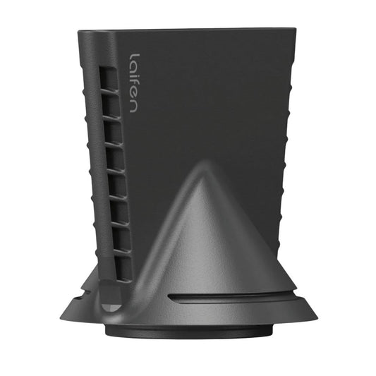 Black silicone cup holder with 'Laifen' branding on a white background