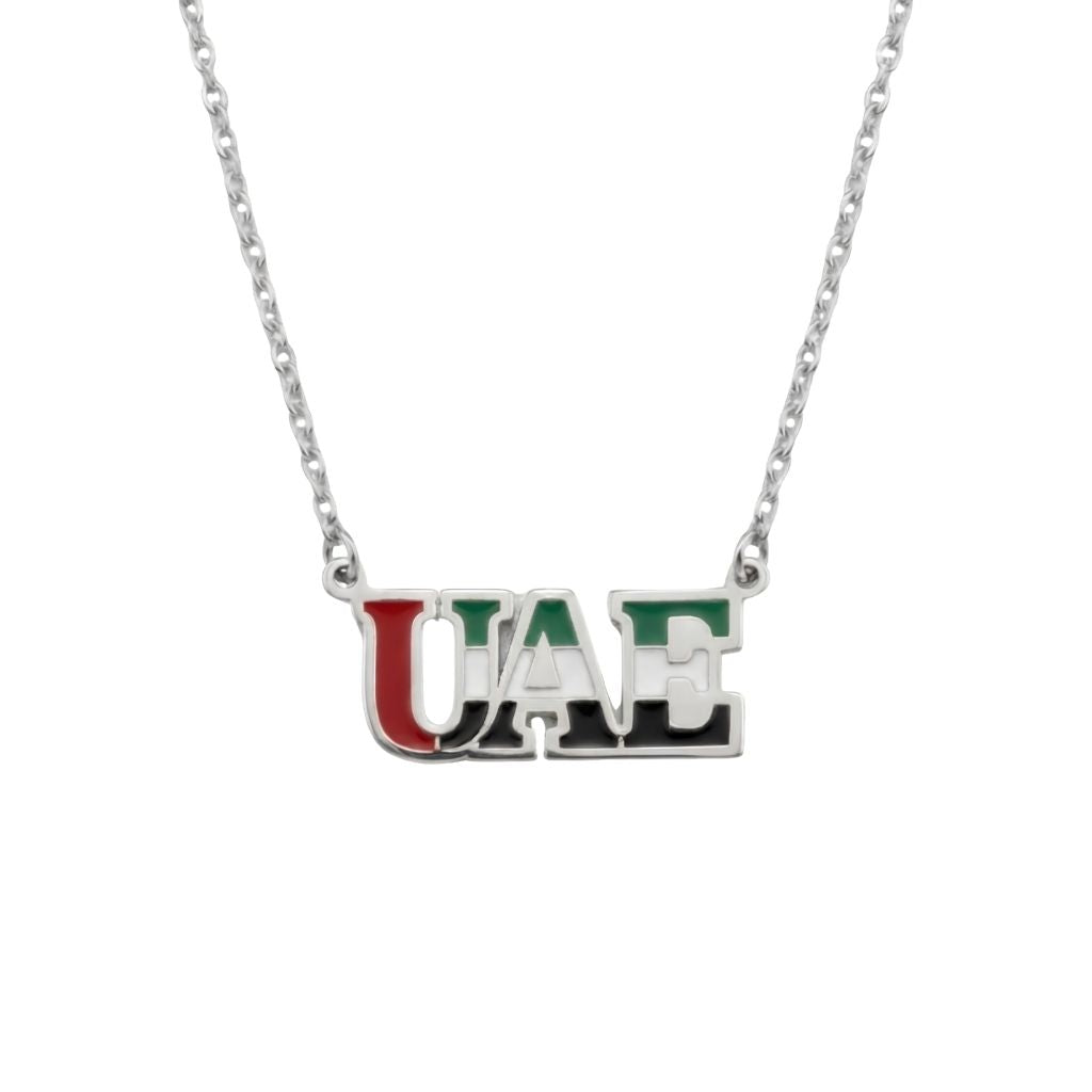 UAE Flag Signature Necklace