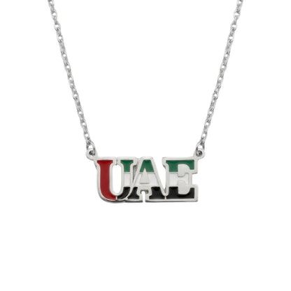 UAE Flag Signature Necklace