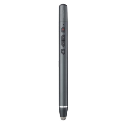 Black electronic pen with buttons on a white background