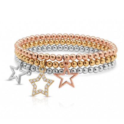 BFF Beaded Charm Bracelet