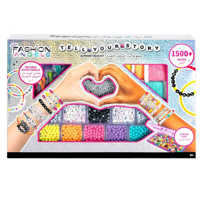 Fashion Angels Tell Your Story - 1500+ Alphabet Bead Jewellery Design Kit