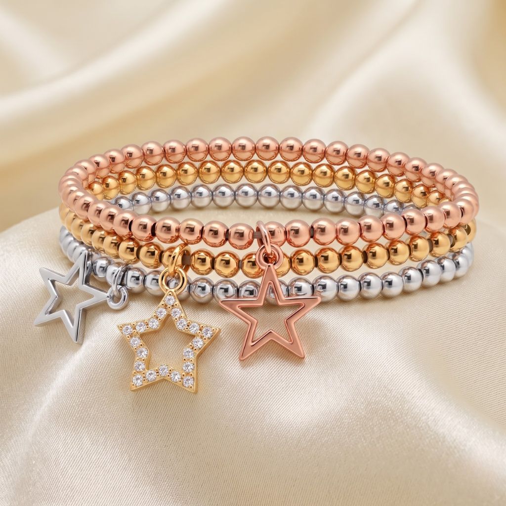 BFF Beaded Charm Bracelet