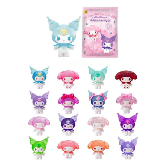 Top Toy My Melody & Kuromi Ramune Style Mini Figures Surprise Bag
