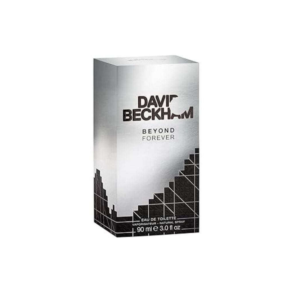 David Beckham Beyond Forever eau de toilette packaging on a white background