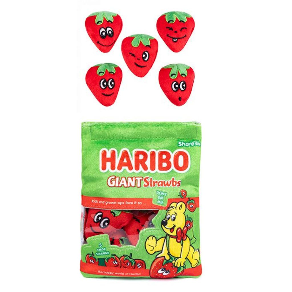 Haribo Plush Snack - Small Strawbs
