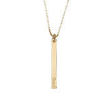 Dainty Vertical Bar Necklace