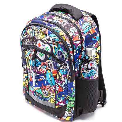 Yolo School Backpack 2 in 1 Graffiti