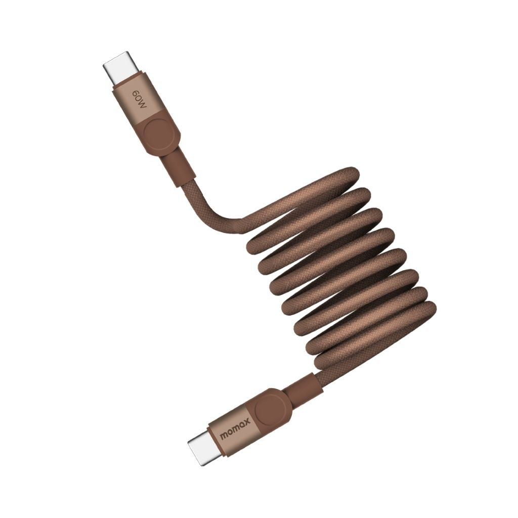 Momax Mag Link 60W USB-C To USB-C Magnetic Cable 2M