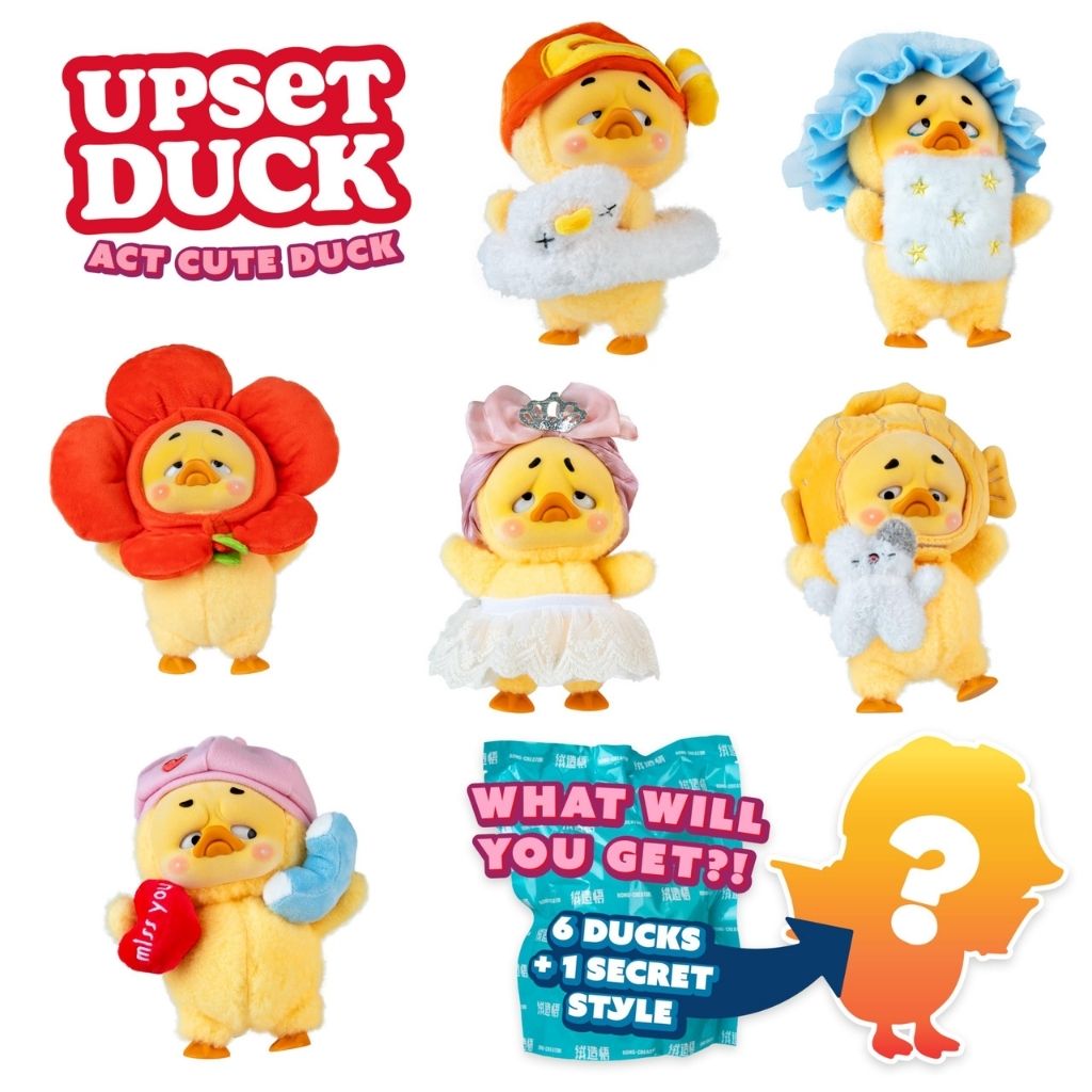 Upsetduck Act Cute Duck SJD Plush Toy Blind Box