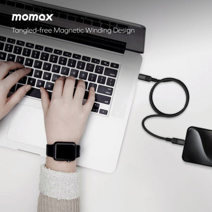 Momax Mag Link 60W USB-C To USB-C Magnetic Cable 2M