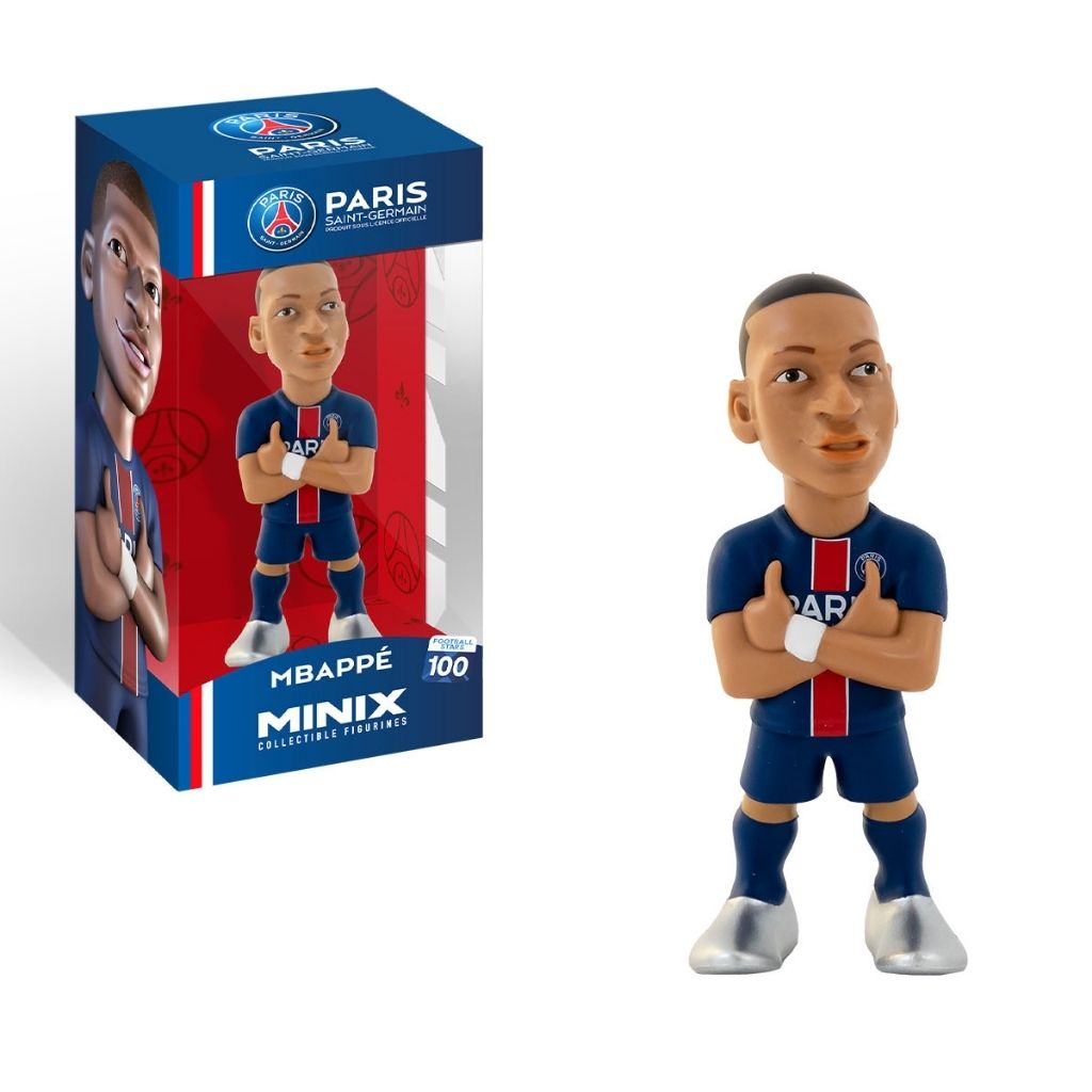 Paris Saint-Germain soccer player figurine with packaging