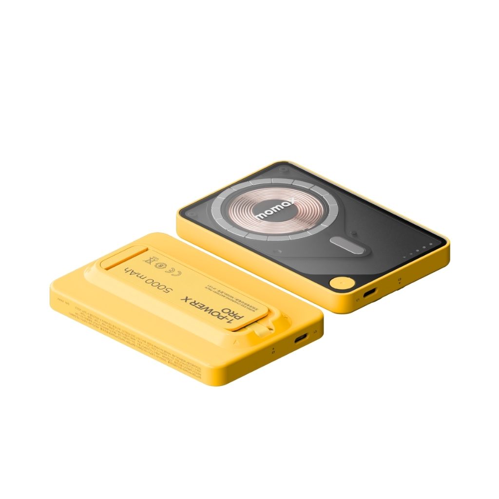 Momax Magnetic Wireless Power Bank 5000mAh with Stand and USB-C Fast Charging
