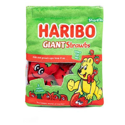 Haribo Plush Snack - Small Strawbs