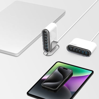 1-Charger Flow Plus PD 120w 6 Ports Gan Desktop Charger