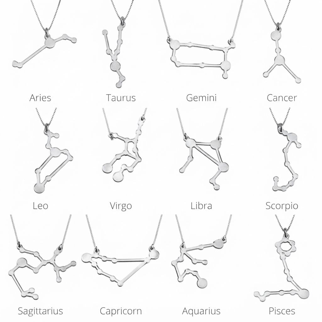 Personalised Cut Out Constellation Necklace