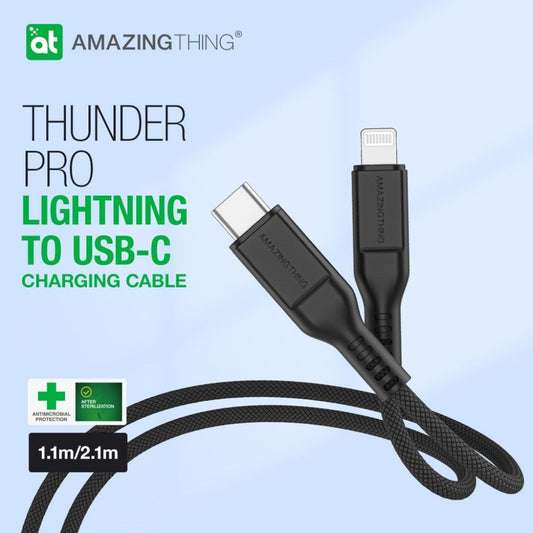 At Thunder Pro USB-C To Lightning 3.2A 30W 2.1M Cable