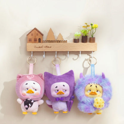 Upset Duck - Colourful Player Duck Plush Keychain Blind Box