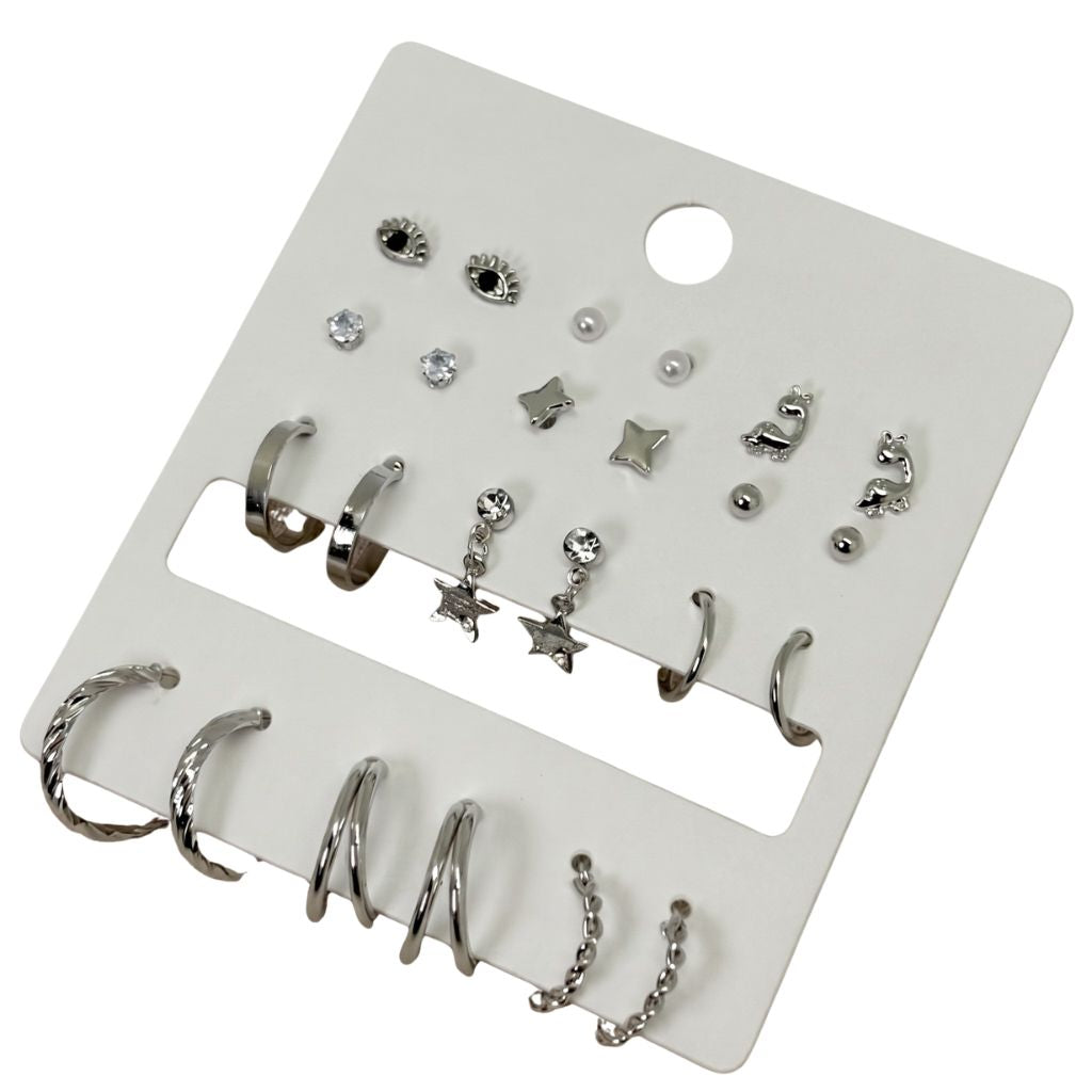Modern Mix & Match Earrings Set