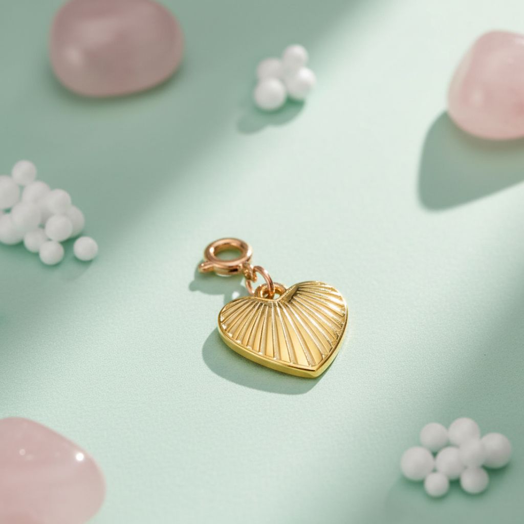 Gold Heart Charm