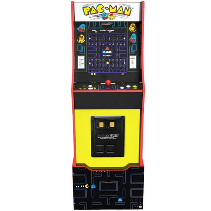 Pac-Man arcade machine on a white background