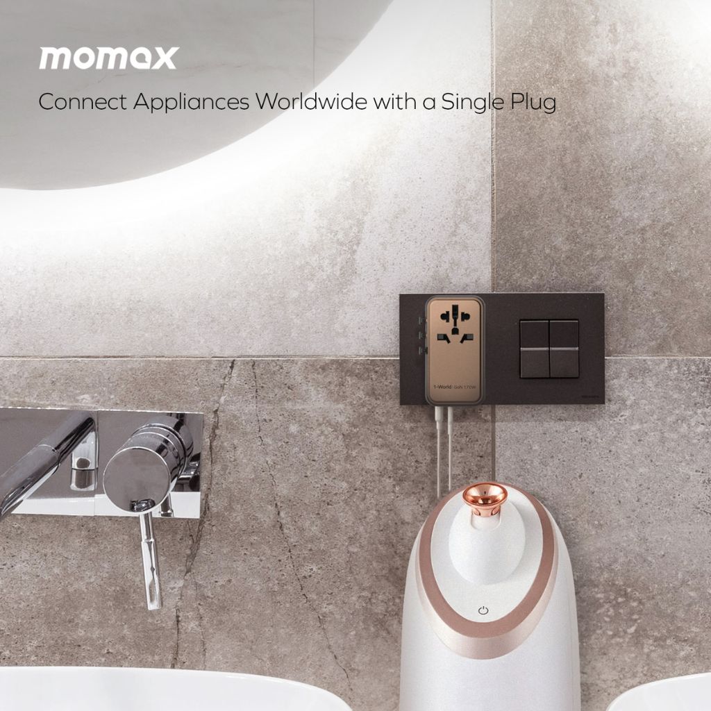 Momax 1-World 170W GaN 4-Port Travel Adaptor