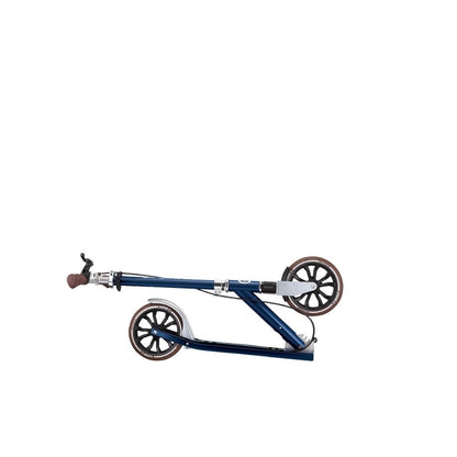 NL 205 Deluxe: Big Wheel Scooter with Handbrake for Kids and Teens - Vintage Blue